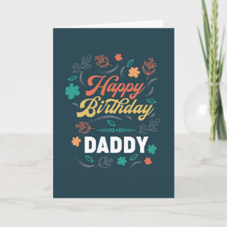 Carte Joyeux papa d'anniversaire
