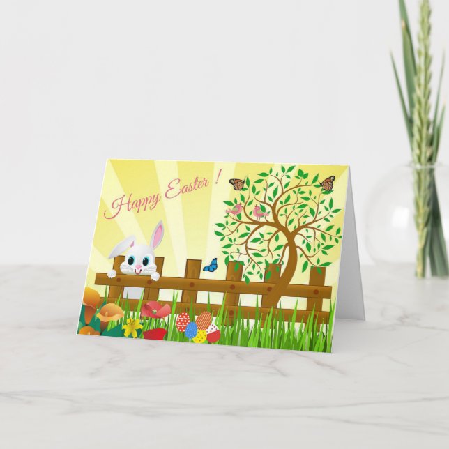 Carte Joyeux Pâques (Devant)