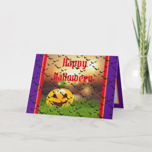 Carte Joyeux parti d'Halloween