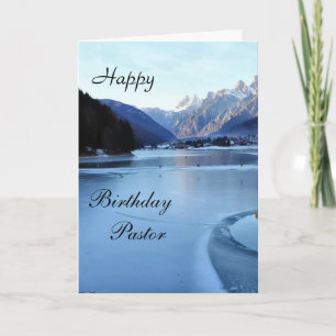 Carte Joyeux Pasteur d'anniversaire