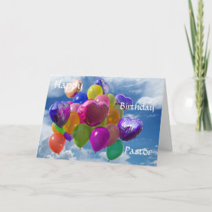 Carte Joyeux Pasteur d'anniversaire