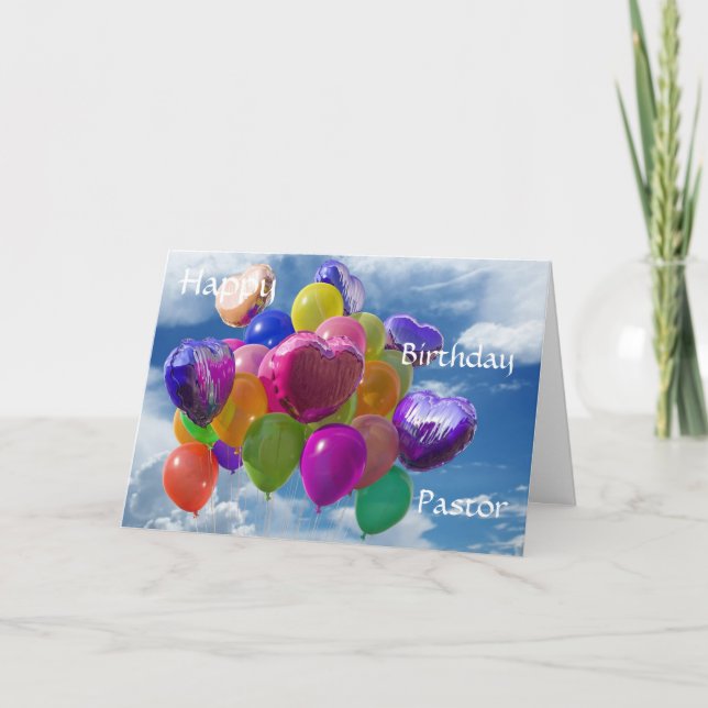 Carte Joyeux Pasteur d'anniversaire (Devant)