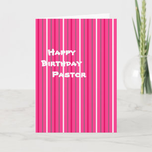 Carte Joyeux Pasteur d'anniversaire
