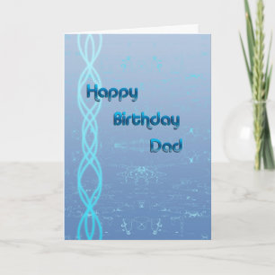 Carte Joyeux père d'anniversaire