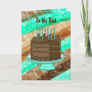 Carte Joyeux père d'anniversaire
