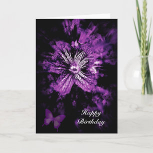 Carte Joyeux pétales d'anniversaire