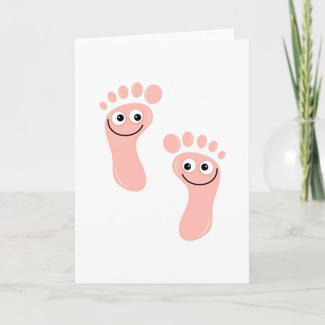 Carte Joyeux pied (Devant)