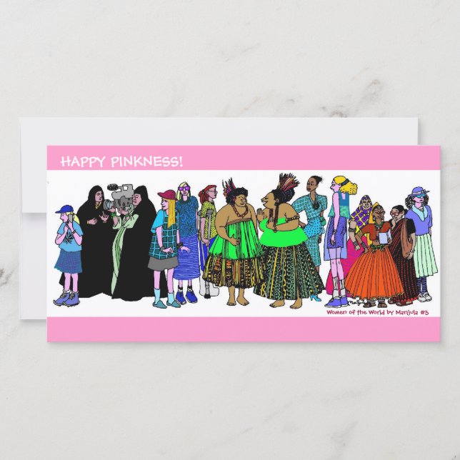 Carte Joyeux Pinkness ! WOW #3 (Devant)