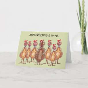 Carte Joyeux poulet
