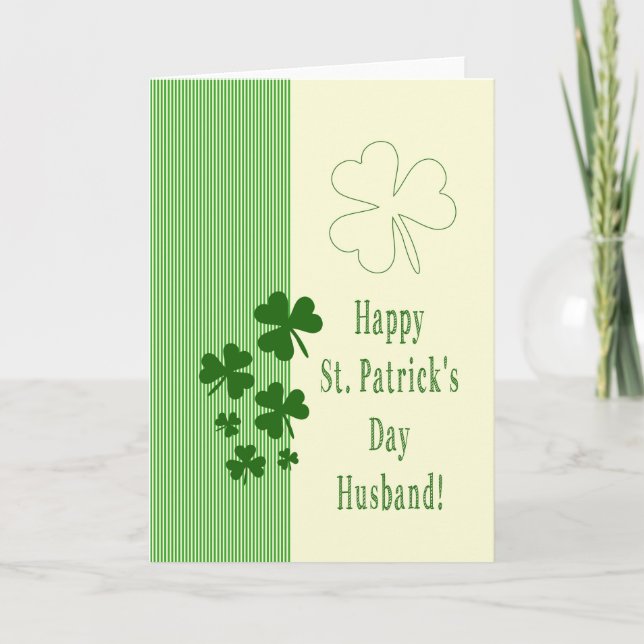 Carte Joyeux Saint Patrick du Mari (Devant)