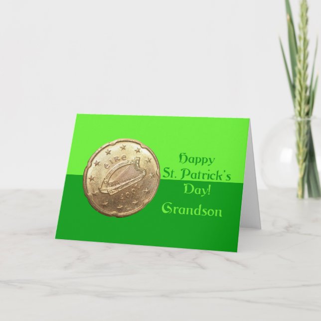 Carte Joyeux Saint Patrick's Day (Devant)