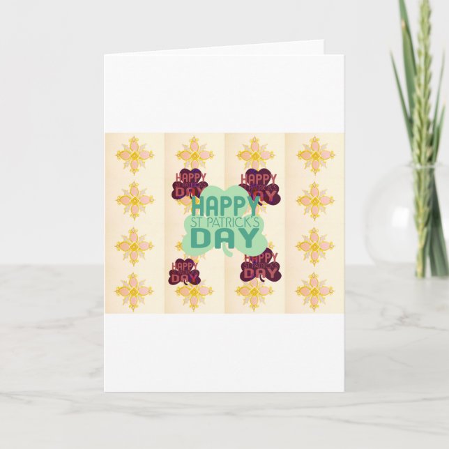 Carte Joyeux Saint Patrick's Day Lovely Art Print (Devant)