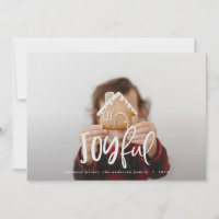joyeux script photo plaid élégant coloré