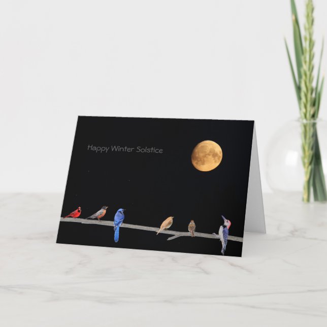 Carte Joyeux Solstice d'hiver (Devant)