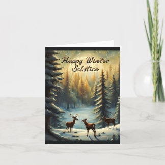 Carte Joyeux Solstice & Salutations aux Païens 