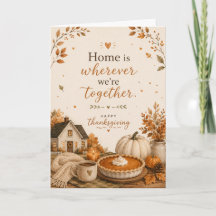Joyeux Thanksgiving familial Message de vacances