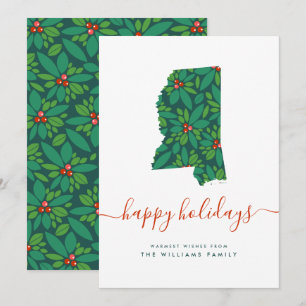 Carte JOYEUX VACANCES Chaleureuses Du Missouri