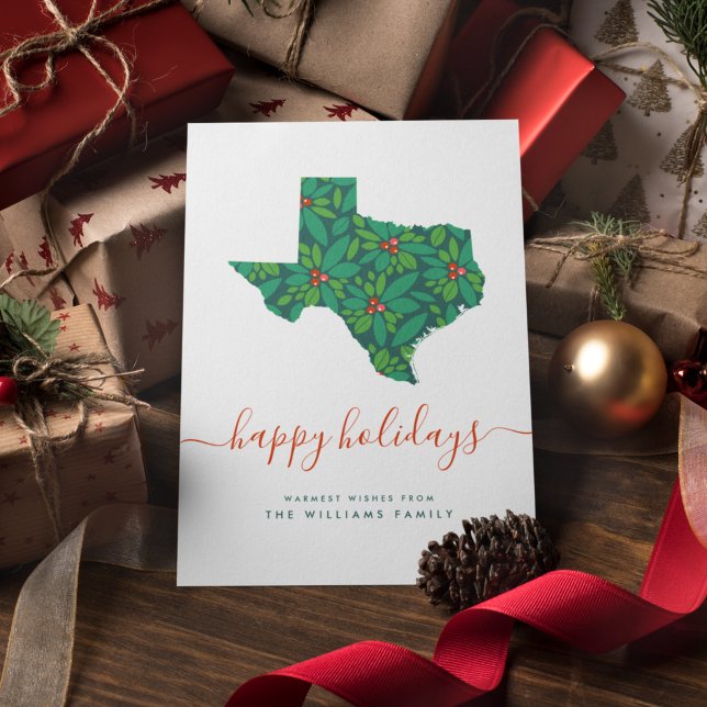 Carte JOYEUX VACANCES Chaleureuses Du Texas (Créateur téléchargé)