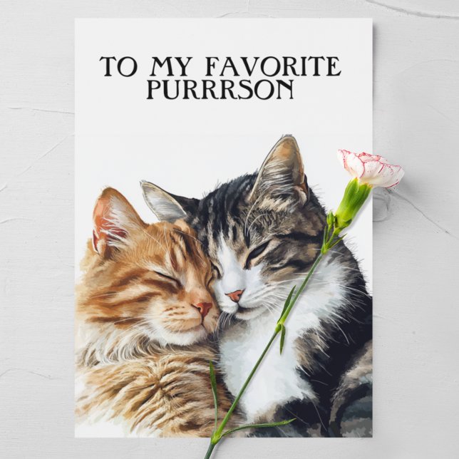 Carte Joyeux Valentine's To My Favorite Purson (Créateur téléchargé)