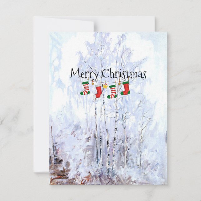 Carte Joyeux voeux de Noël (Devant)