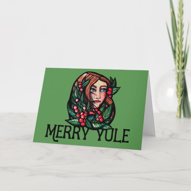 Carte Joyeux Yule                                        (Devant)