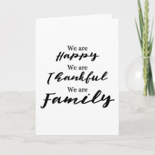 CARTE JOYEZ NOËL À LA ***MEILLEURE FAMILLE JAMAIS***