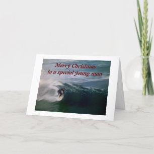 Carte * JOYEZ NOËL* à UN JEUNE HOMME SPÉCIAL