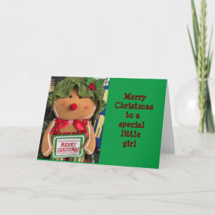 CARTE JOYEZ NOËL À **UNE FILLE BÉBÉ SPÉCIALE**