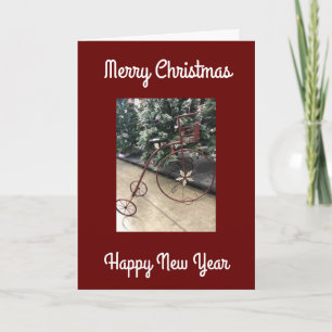 CARTE **JOYEZ NOËL ET HEUREUSE NOUVELLE ANNÉE AUSSI**