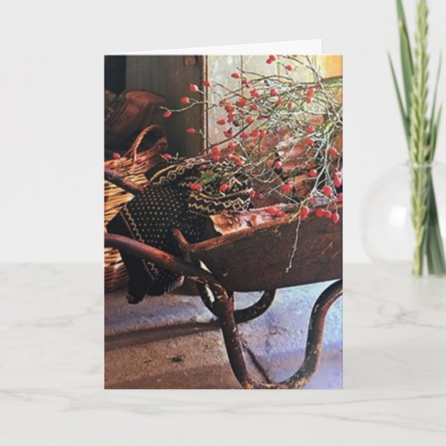 CARTE **JOYEZ NOËL ET HEUREUSE NOUVELLE ANNÉE AUSSI** (Devant)