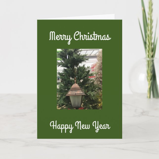 CARTE **JOYEZ NOËL ET HEUREUSE NOUVELLE ANNÉE AUSSI** (Devant)