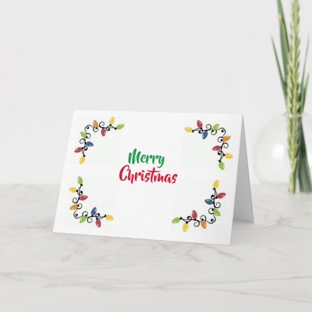 CARTE "JOYEZ NOËL ET UNE BONNE NOUVELLE ANNÉE" (Devant)
