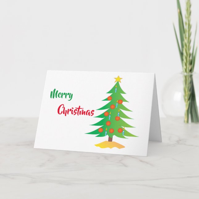CARTE "JOYEZ NOËL ET UNE BONNE NOUVELLE ANNÉE" (Devant)
