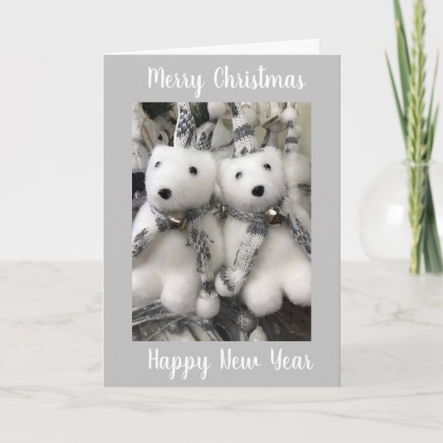 CARTE "JOYEZ NOËL ET UNE NOUVELLE ANNÉE TRÈS HEUREUSE" (Devant)