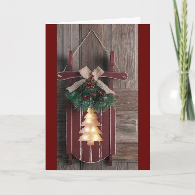 CARTE JOYEZ NOËL ET UNE NOUVELLE ANNÉE TRÈS HEUREUSE (Devant)