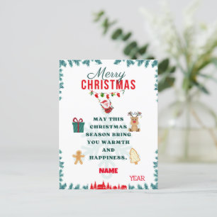 CARTE JOYFUL CHRISMAS