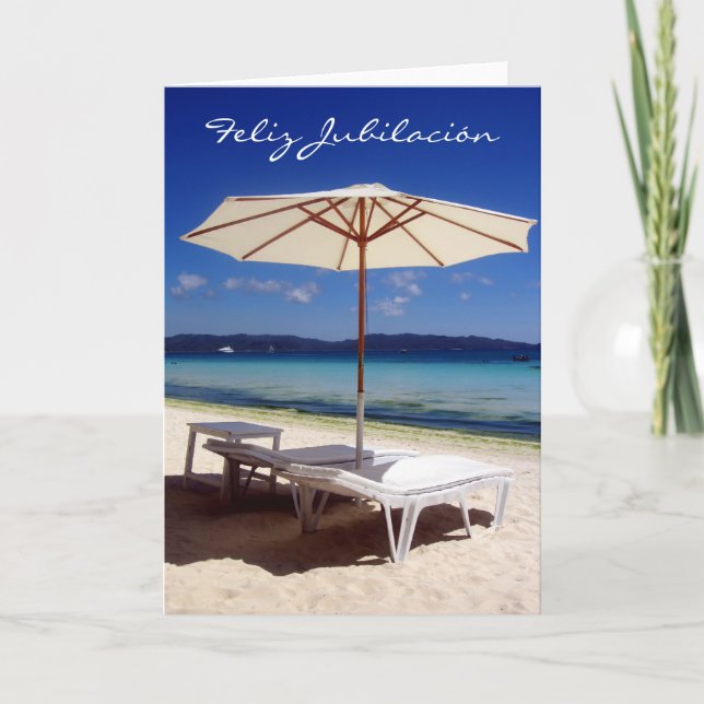 Carte jubilación de feliz (Devant)