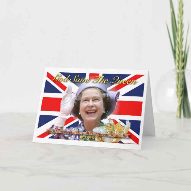 Carte Jubilé de diamant de S.M. la Reine Elizabeth II (Devant)