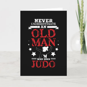 Carte Judo Old Man