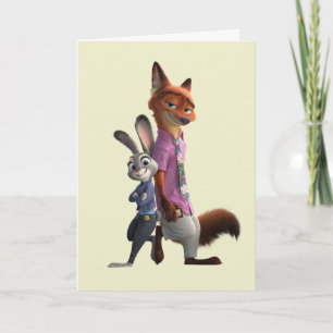 Carte Judy et Nick Meilleurs Amis