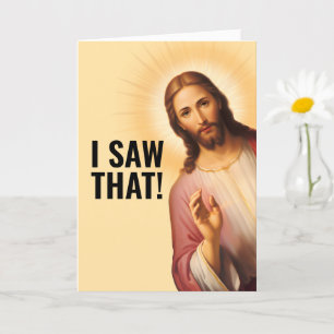 Carte Juge Jésus - J'AI VU QUE