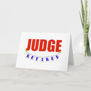 CARTE JUGE RETRAITÉ