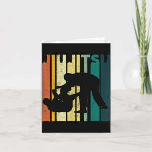 Carte Jujitsu BJJ Art martial MMA Jiu-Jitsu brésilien