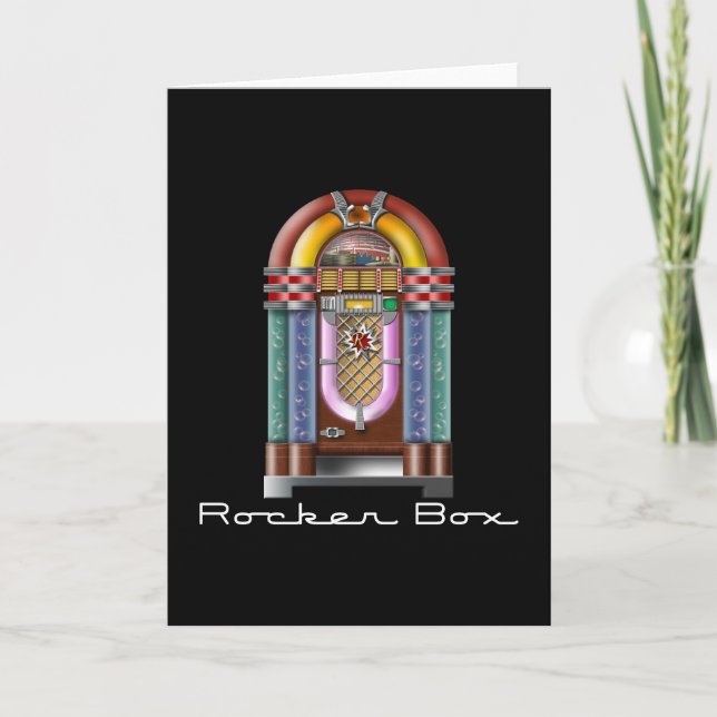 Carte Juke-box de boîte de balancier (Devant)