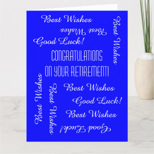 Carte JUMBO Retirement Congratulations from All of Us