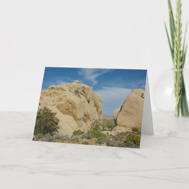 Carte Jumbo Rocks au parc national Joshua Tree (Devant)