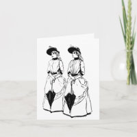 Jumelles de parapluies victoriennes