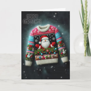 Carte Jumper de Noël