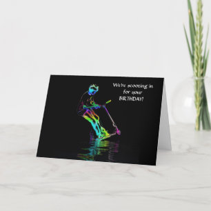 Carte Jumping de flaque - Scooter Boy