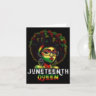 Carte Junetten Black Melanin Queen Natural Afro Hair W